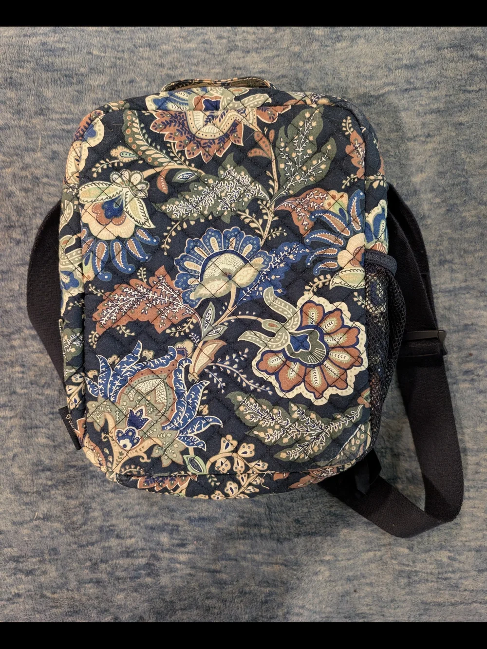 Vera Bradley Insulated Navy Camofloral Lunch Bag